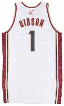 2006-07 Daniel Gibson NBA Finals Game Used & Cleveland Cavaliers Team Signed Jersey With 13 Signatures Including LeBron James (Gibson LOA & Beckett)